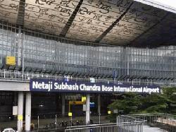 কলকাতা বিমানবন্দরে আগুন